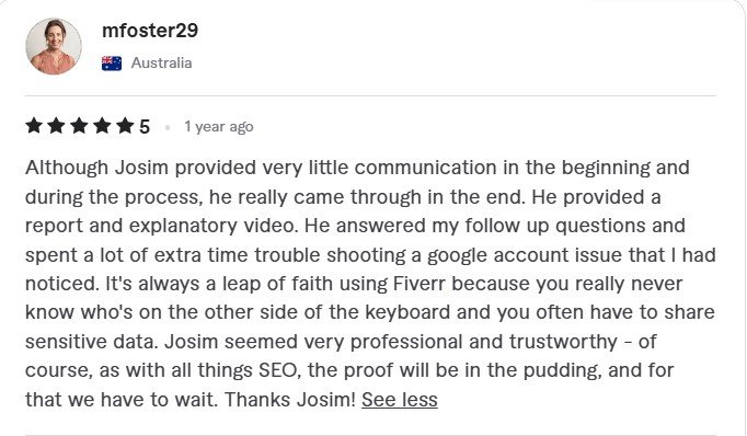 Client Testimonial 1